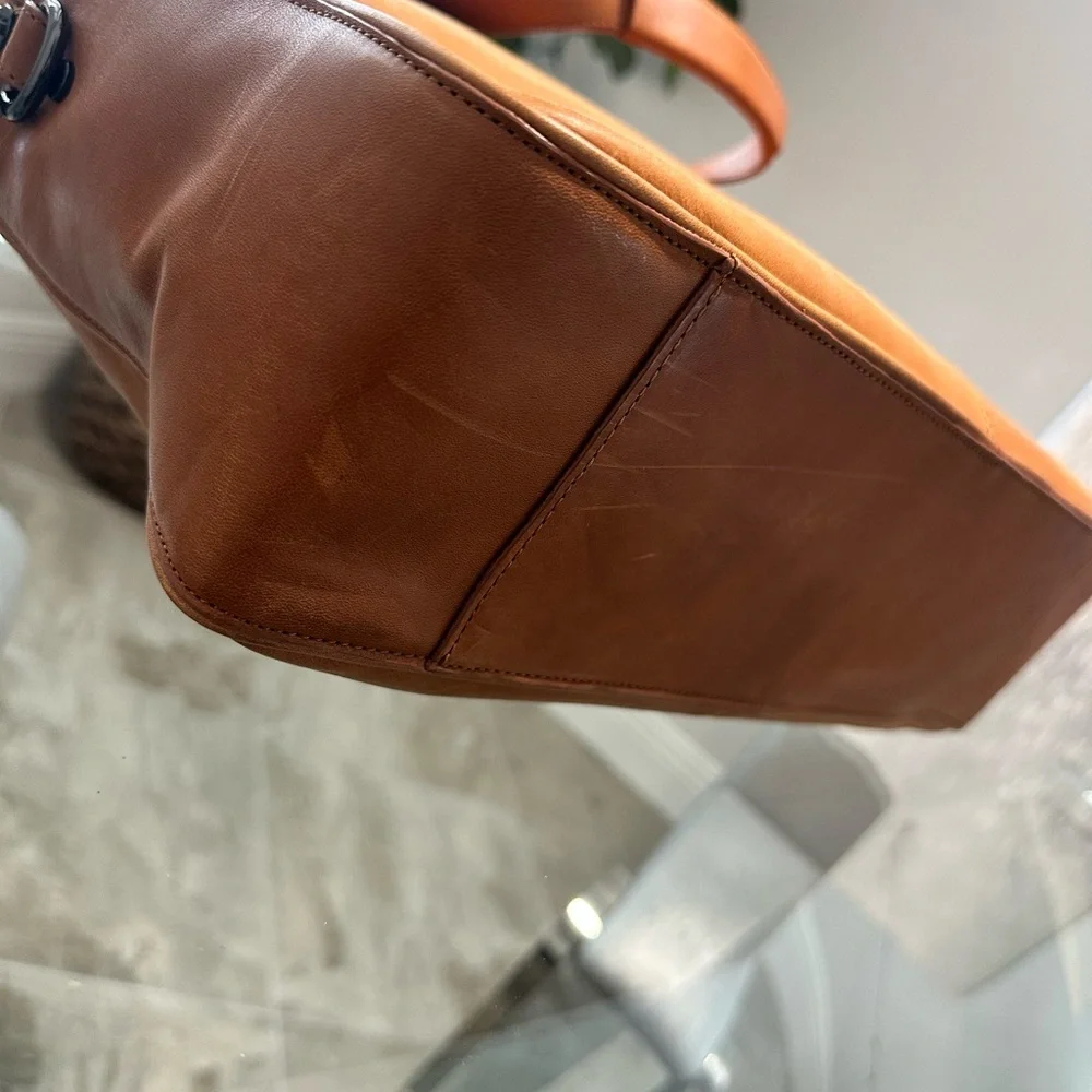 Brahmin Unisex Genuine Leather Briefcase NWOT